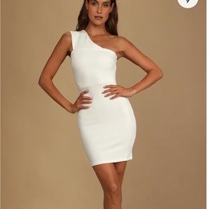Lulu’s one shoulder bodycon dress
